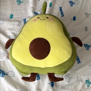 Avocado Plush Toy - Green Cute Avocado Pillow for Kids